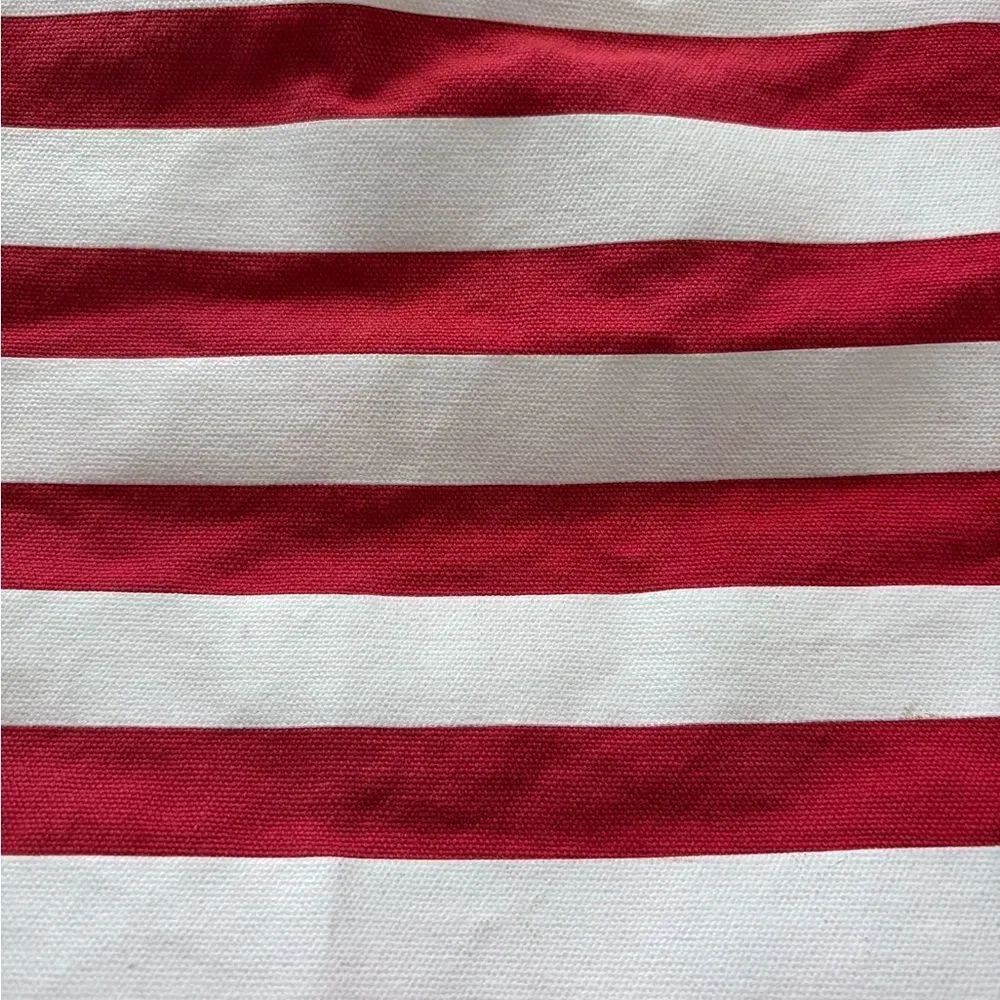 Billabong Red and White Striped Tote Bag - Picture 3 of 6